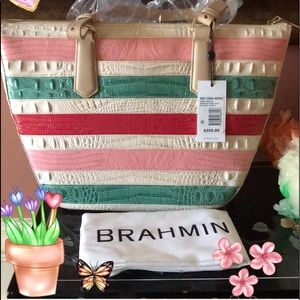 🔥Lowest ⬇️BRAHMIN gorgeous spring/ summer  tote